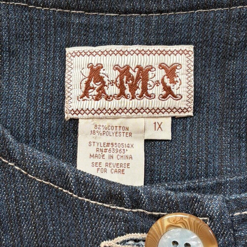 Vintage Ami Denim Jacket With View 6